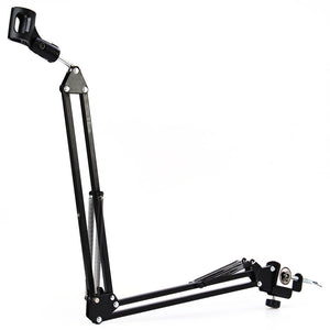 NB - 35 Extendable Recording Microphone Suspension Boom Scissor Arm Stand Holder with Microphone Clip Table Mounting Clamp