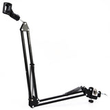 NB - 35 Extendable Recording Microphone Suspension Boom Scissor Arm Stand Holder with Microphone Clip Table Mounting Clamp