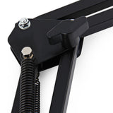 NB - 35 Extendable Recording Microphone Suspension Boom Scissor Arm Stand Holder with Microphone Clip Table Mounting Clamp