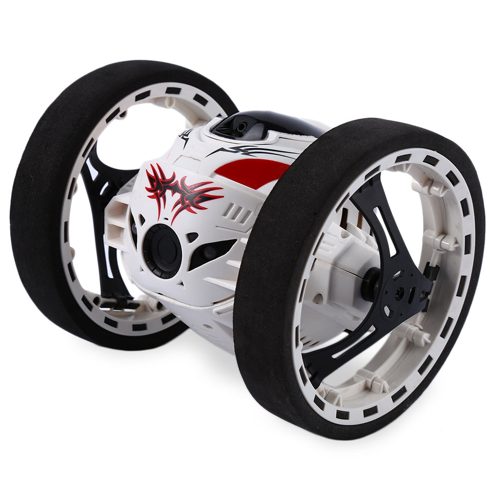 PEG SJ88 2.4G Remote Control Jumping Car 2 Second Rotation Bounce RC Toy