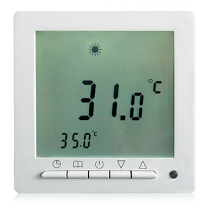 4X C09.H3 16A White LCD Display Thermostat