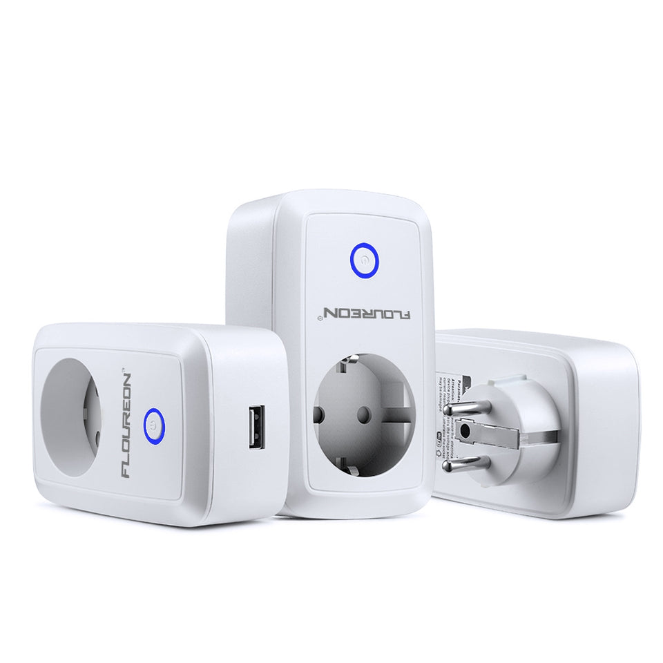 Smart Wi-Fi USB Socket Plug Outlet Timer Control Power ON/OFF Electronics EU