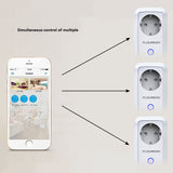 Smart Wi-Fi USB Socket Plug Outlet Timer Control Power ON/OFF Electronics EU