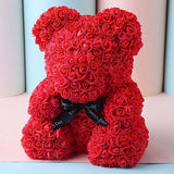 Valentine Day Gift Artificial Rose Bear Wedding Party Decoration 