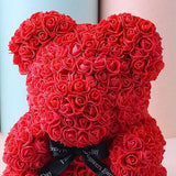 Valentine Day Gift Artificial Rose Bear Wedding Party Decoration 