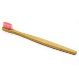 Nylon Fiber Brush Bamboo Handle Toothbrush