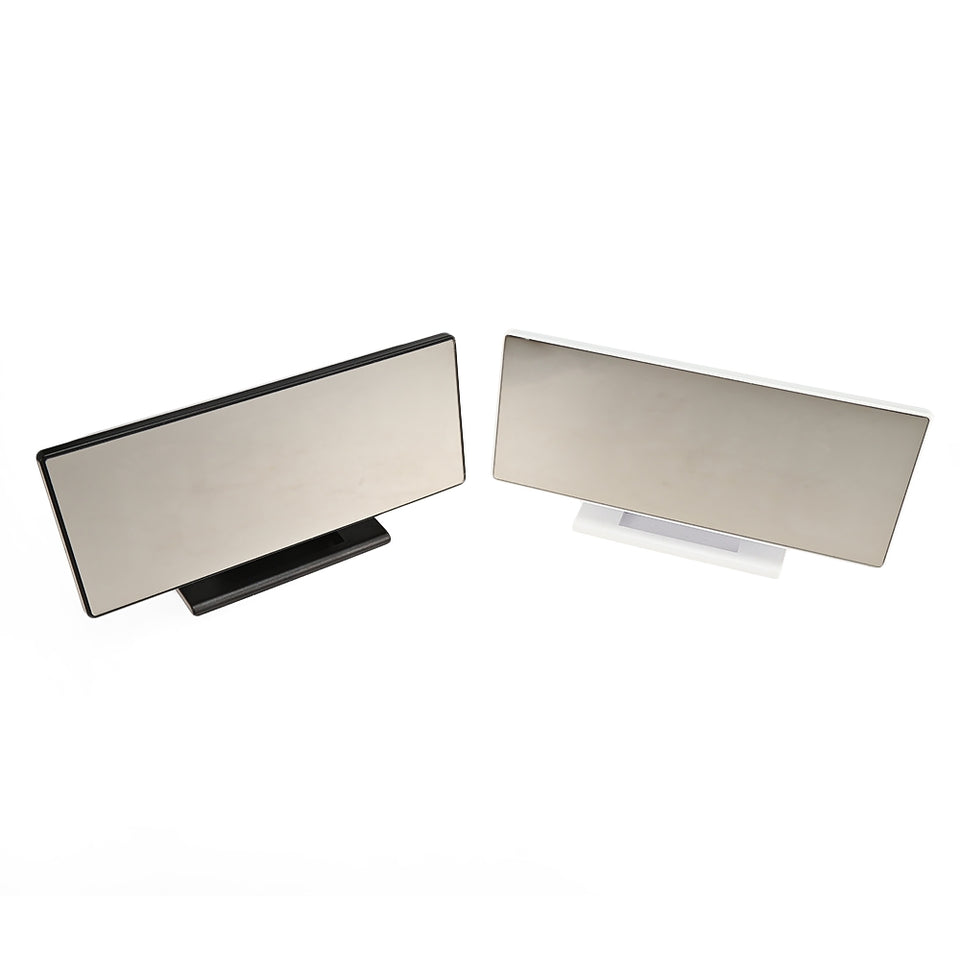 Digital Mirror Surface Alarm Clock with Large LED Display USB Port for Bedroom