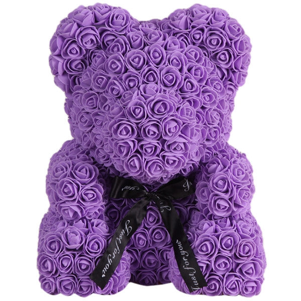Valentine Day Gift Artificial Rose Bear Wedding Party Decoration 
