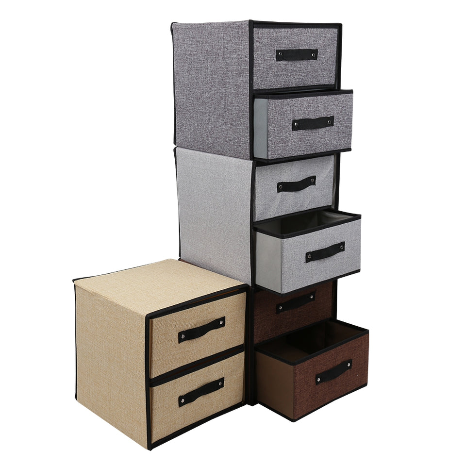 Washable Fabric Storage Box Drawer Type