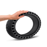 21cm Rubber Solid Rear Tire with Hollow Design for Xiaomi M365 Electric Scooter 