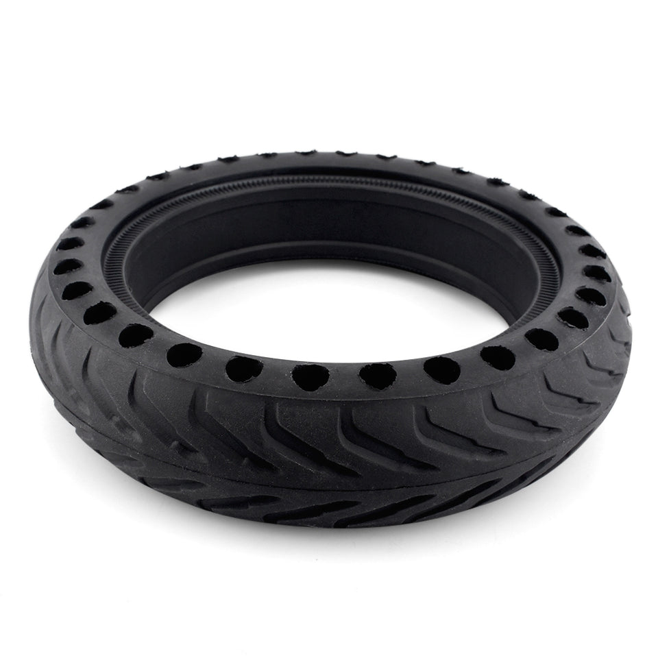 21cm Rubber Solid Rear Tire with Hollow Design for Xiaomi M365 Electric Scooter 