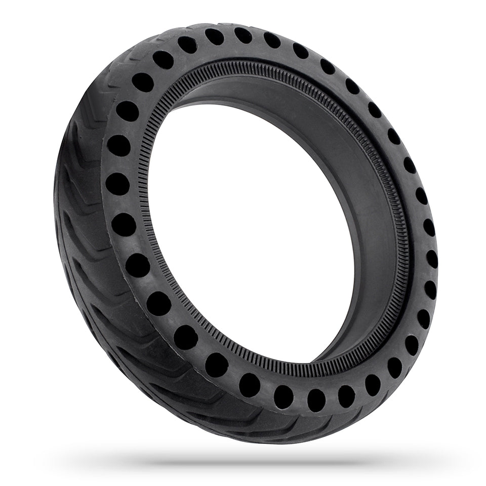 21cm Rubber Solid Rear Tire with Hollow Design for Xiaomi M365 Electric Scooter 