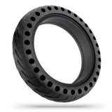 21cm Rubber Solid Rear Tire with Hollow Design for Xiaomi M365 Electric Scooter 