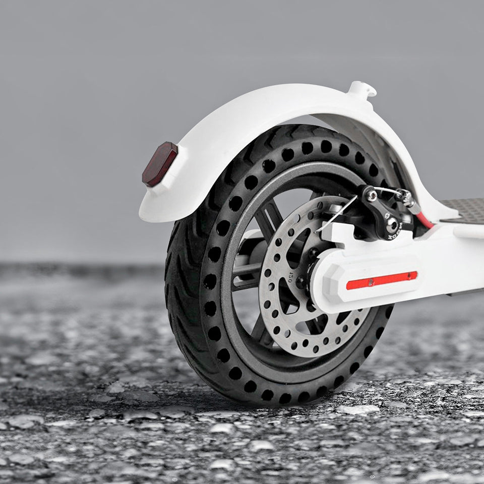 21cm Rubber Solid Rear Tire with Hollow Design for Xiaomi M365 Electric Scooter 