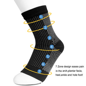 1 Pair Foot angel  anti fatigue outerdoor men socks compression