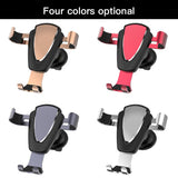 Soporte de teléfono Universal para coche para teléfono soporte de ventilación de aire para coche sin soporte magnético para teléfono inteligente para iPhone Samsung soporte de gravedad