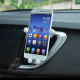 Soporte Universal para teléfono de coche para iPhone Samsung Huawei Air Vent Smart Phone Stand para Xiaomi Oneplus soporte de gravedad No magnético