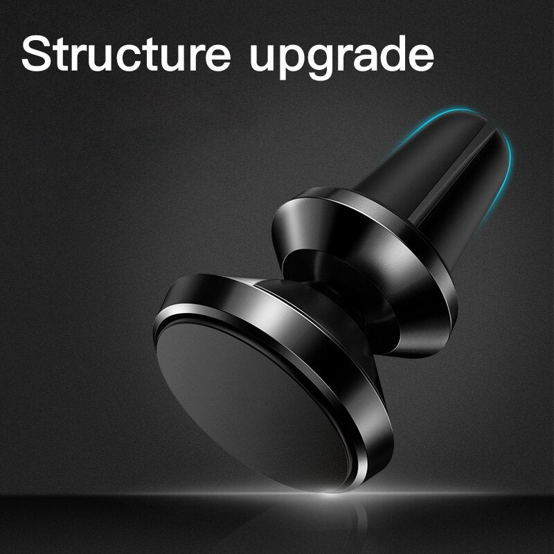 Soporte de salida de aire magnético para coche Universal para Apple iPhone Samsung Huawei Xiaomi Oneplus 360 soporte giratorio para teléfono inteligente