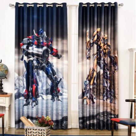 INS los Vengadores Capitán América cortinas opacas para habitación de niños cortina impresa para niños tratamiento de ventana de dormitorio