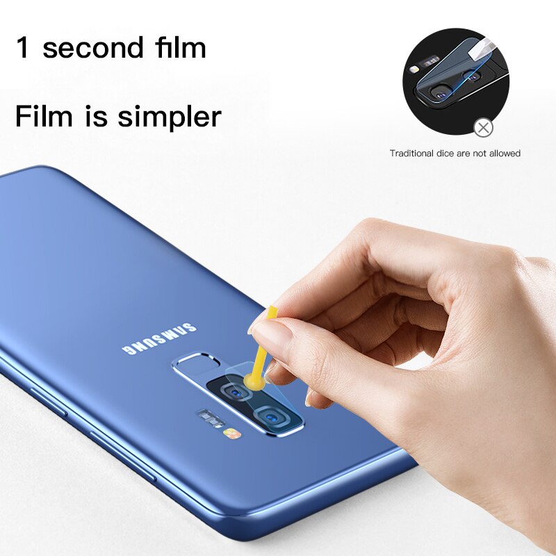 Lente de cámara trasera vidrio templado para Samsung Galaxy S10 e 5G S9 S8 Plus Note 9 8 película protectora para Galaxy A30 A40 A50 A60 A70