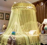 Nueva princesa colgante redondo de encaje dosel cama red cómoda domo de estudiante mosquitera para cuna doble cama de Reina