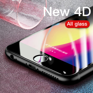 Protector de pantalla de cristal de luz azul para iPhone XSmax XR XS X 8 7 6 s 6 Plus cubierta completa transparente película protectora de vidrio templado