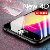 Protector de pantalla de cristal de luz azul para iPhone XSmax XR XS X 8 7 6 s 6 Plus cubierta completa transparente película protectora de vidrio templado