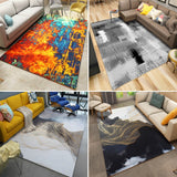 Alfombras de Arte Moderno INS para sala de estar alfombras de área abstracta dormitorio decoración del hogar mesa de café alfombra de estudio alfombra