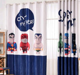 INS los Vengadores Capitán América cortinas opacas para habitación de niños cortina impresa para niños tratamiento de ventana de dormitorio