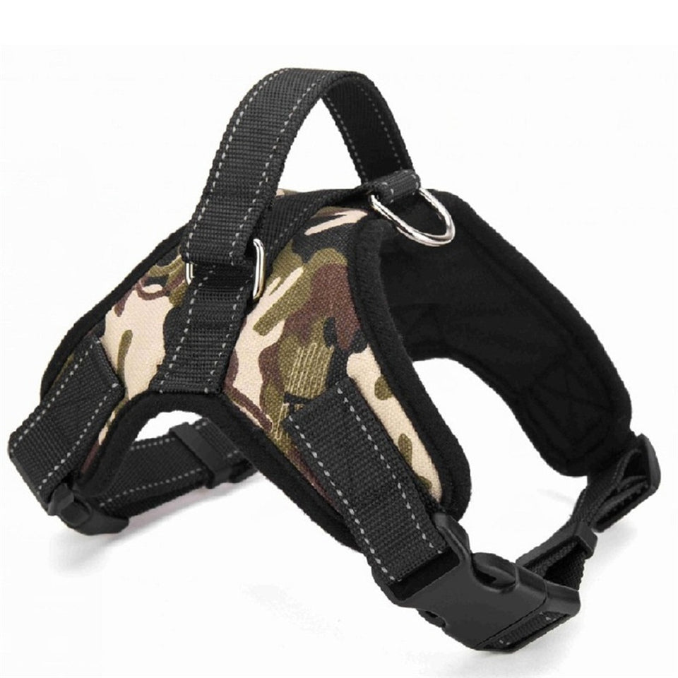 Arnés de Nylon para perro de alta resistencia ajustable y acolchado
