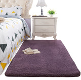Alfombra peluda suave de 140*200 cm para sala de estar casa alfombras de felpa cálidas alfombrillas mullidas para habitación de niños alfombra de piel para sala de estar