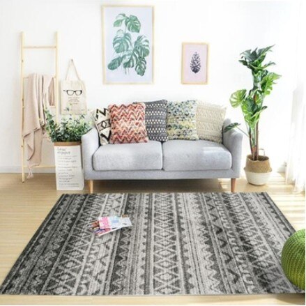 Nuevas alfombras geométricas nórdicas simples americanas para sala de estar alfombras de dormitorio de Casa alfombras para habitación de niños/área de estudio/comedor alfombra estera del juego