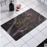 Nuevo estilo nórdico 40*70 cm alfombra de baño alfombra antideslizante alfombra de baño de PVC suave alfombra de baño de cocina tapa de piso de puerta salle de bain