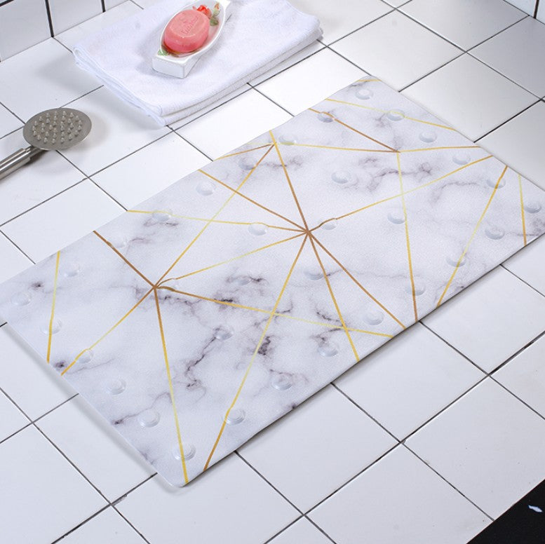 Nuevo estilo nórdico 40*70 cm alfombra de baño alfombra antideslizante alfombra de baño de PVC suave alfombra de baño de cocina tapa de piso de puerta salle de bain