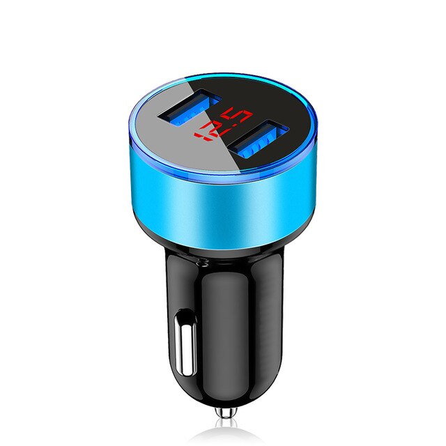 Cargador de coche USB Dual 3.1A con pantalla led