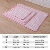 Colchonetas de enfriamiento de verano manta de hielo para mascotas colchonetas de cama para perros gatos sofá portátil Tour Camping Yoga dormir accesorios para mascotas