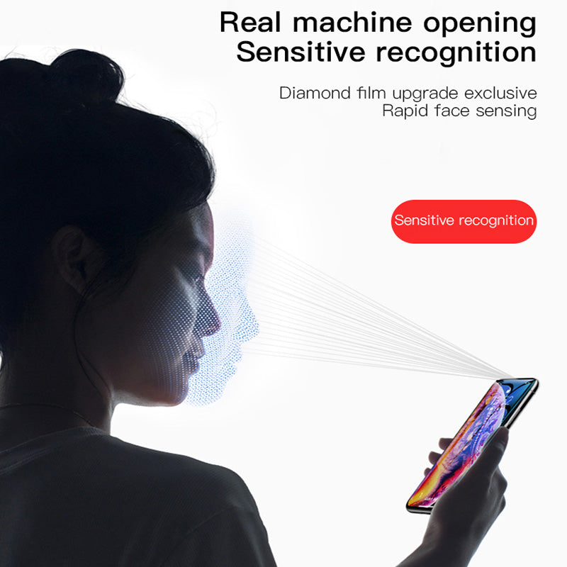 Protector de pantalla HD transparente de vidrio templado para iPhone 7 8 6 6 s Plus película protectora de cubierta completa para iPhone XSMax XR m X XS X