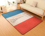 Alfombra decorativa para sala de estar con la bandera británica