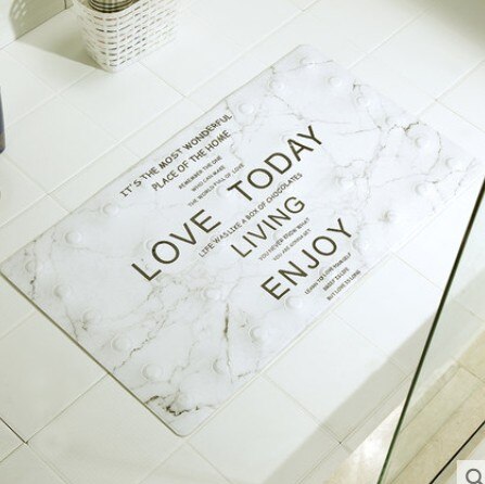 Nuevo estilo nórdico 40*70 cm alfombra de baño alfombra antideslizante alfombra de baño de PVC suave alfombra de baño de cocina tapa de piso de puerta salle de bain