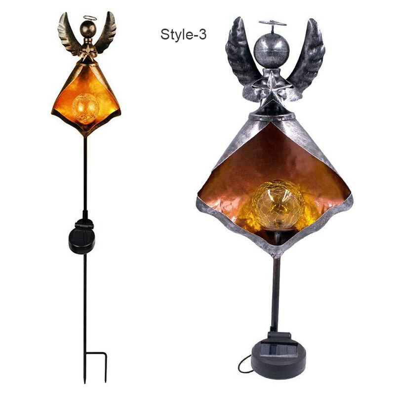 Luz Solar LED simulación llama de fuego