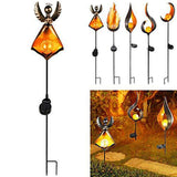 Luz Solar LED simulación llama de fuego