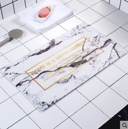 Nuevo estilo nórdico 40*70 cm alfombra de baño alfombra antideslizante alfombra de baño de PVC suave alfombra de baño de cocina tapa de piso de puerta salle de bain