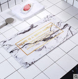 Nuevo estilo nórdico 40*70 cm alfombra de baño alfombra antideslizante alfombra de baño de PVC suave alfombra de baño de cocina tapa de piso de puerta salle de bain