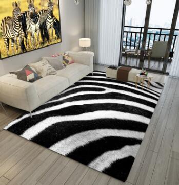 Alfombra de franela estilo leopardo