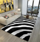 Alfombra de franela estilo leopardo