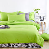 Nuevos juegos de cama de verano sábana de cebra y funda de edredón de color rojo rosa funda de almohada suave y cómoda King Queen Full doble