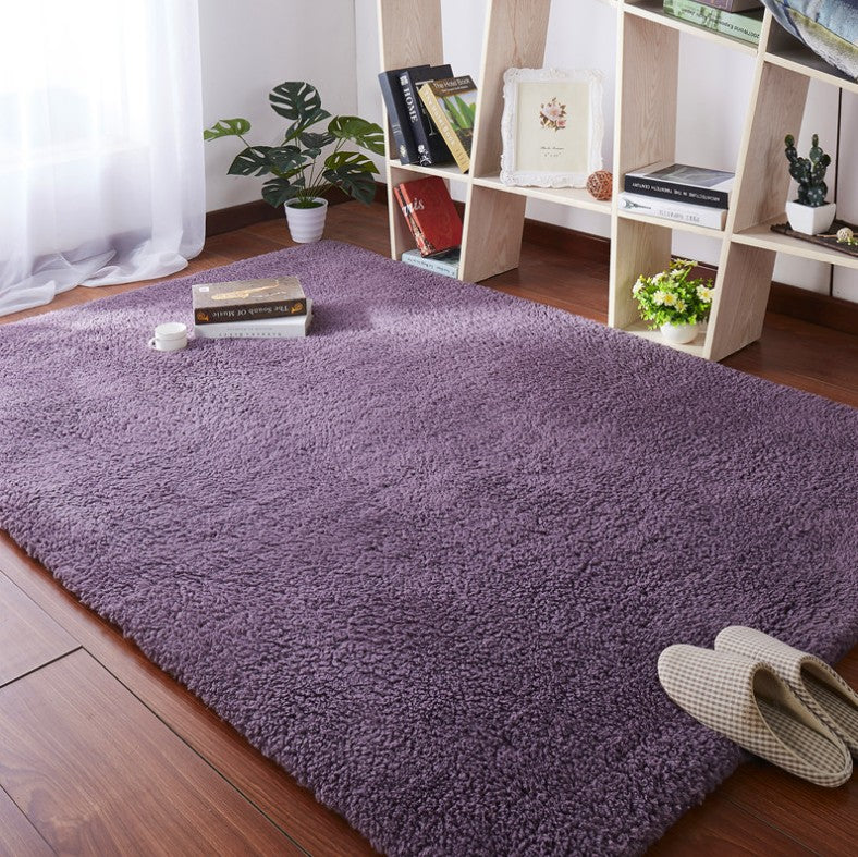 Alfombra peluda suave de 140*200 cm para sala de estar casa alfombras de felpa cálidas alfombrillas mullidas para habitación de niños alfombra de piel para sala de estar