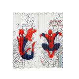 INS moderno Spiderman dibujos animados cortinas opacas para habitación de niños cortina impresa para niños dormitorio tratamiento ventana dormitorio drenaje
