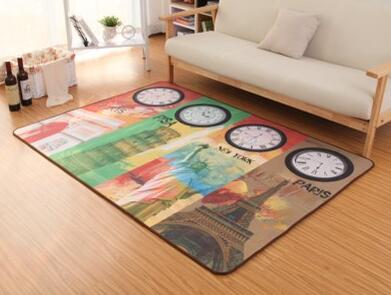 Alfombra decorativa para sala de estar con la bandera británica