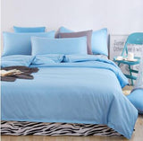 Nuevos juegos de cama de verano sábana de cebra y funda de edredón de color rojo rosa funda de almohada suave y cómoda King Queen Full doble